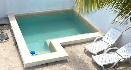 Casa con Piscina en Chixchulub a 100 m de la playa