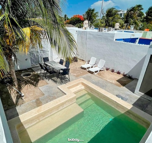 Casa con Piscina en Chixchulub a 100 m de la playa
