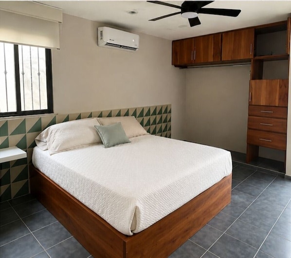 2 bedrooms, iron/ironing board, free WiFi, bed sheets - Casa con Piscina en Chixchulub a 100 m de la playa (Chicxulub Puerto)