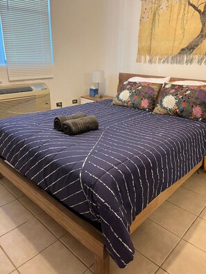 2 bedrooms, iron/ironing board, travel crib, WiFi