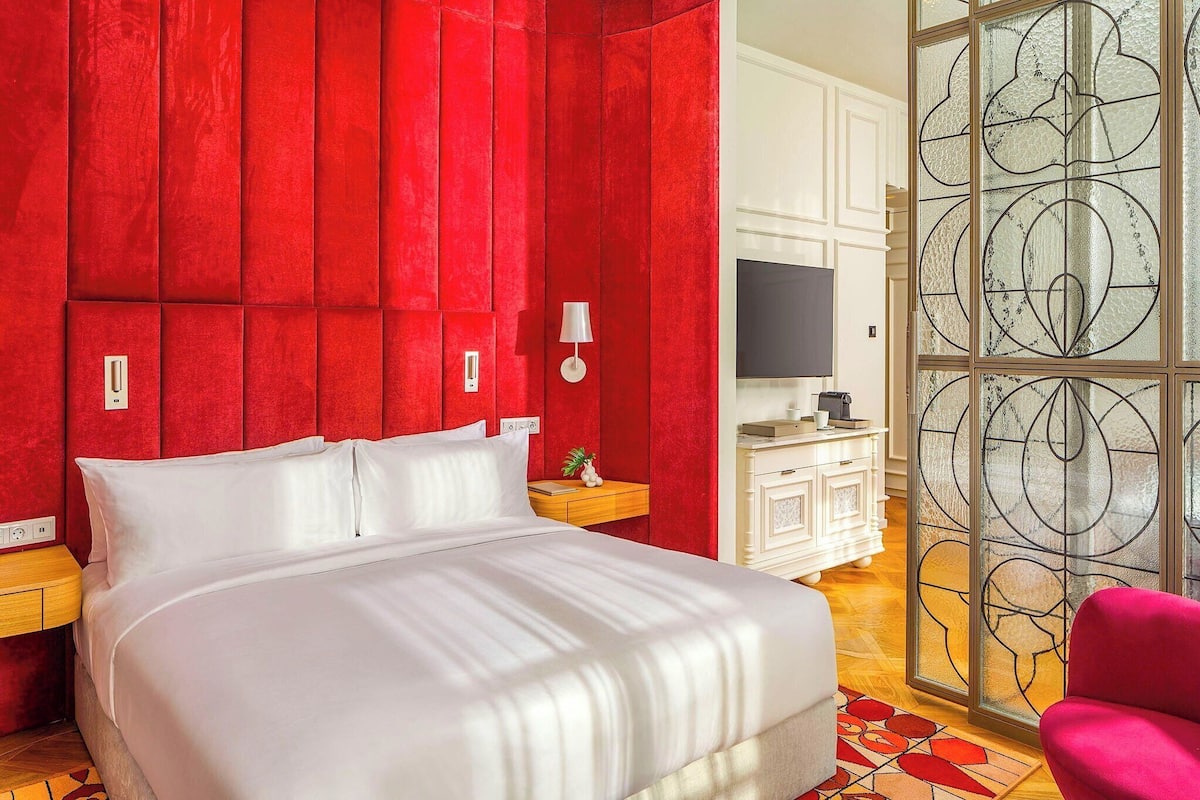 Suite, 1 camera da letto (Danube View) | 1 camera, biancheria da letto di alta qualità, minibar