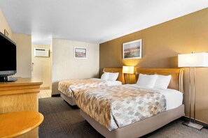 客房, 2 張標準雙人床, 非吸煙房 | 遮光布/窗簾、熨斗/熨衣板、免費無線上網