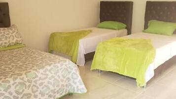 Free WiFi, bed sheets