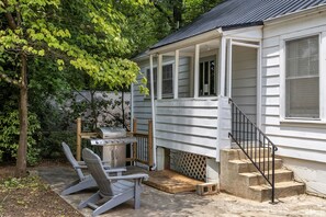Terrace/patio - 2BR Home with Game Room, Near Downtown & Nature (Greenville)