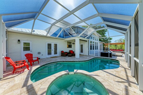 Außenpool, beheizter Pool