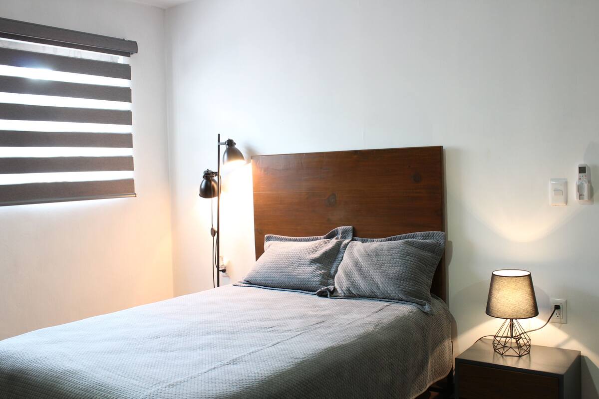 Superior Studio | Blackout drapes, iron/ironing board, WiFi (free), bed sheets