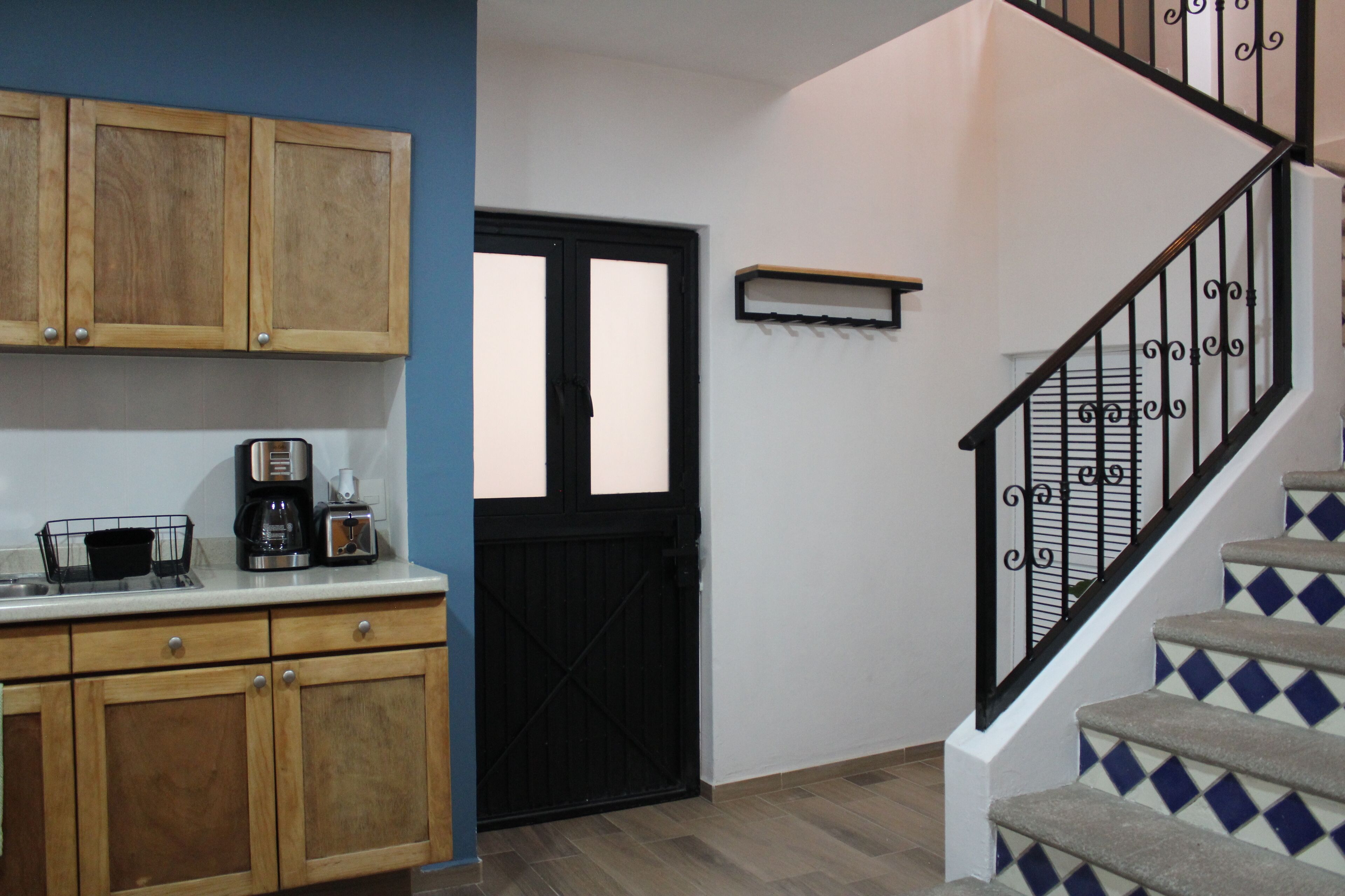 Family Apartment, Courtyard View | Private kitchen | Microwave, stovetop, coffee/tea maker, toaster