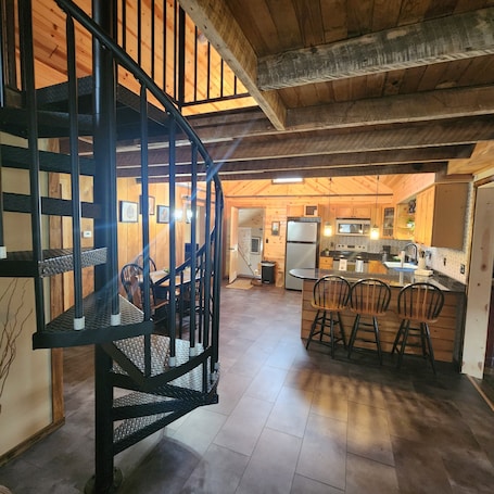Interior. Private Home in Garrett County, surrounded by trees,
fields
and farmland.