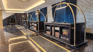 Check-in/check-out kiosk