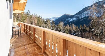 Belle maison de vacances pour 6 personnes avec WIFI, TV, balcon et vue panoramique