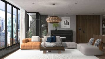 Presidential Suite, Balcony, Sea View | Down duvets, minibar, in-room safe, individually decorated