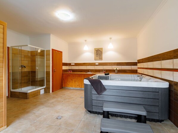 Spa - Wonderful private villa for 12 guests with private pool, hot tub, TV and terrace (Marcali)