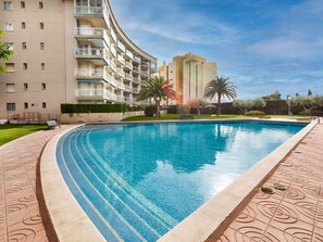 Pool - Nice apartment for 4 people with WIFI, pool, TV and terrace (Miami Platja)