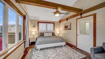 5 slaapkamers, een bureau, reisbedje, gratis wifi