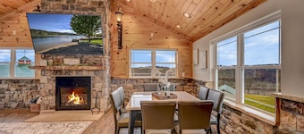 Scenic mountain home overlooking the Susquehanna river with pool and hot tub
