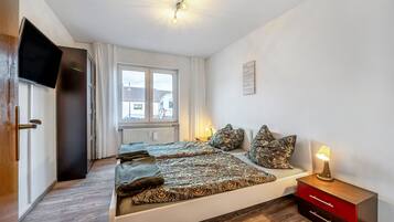 1 makuuhuone, silitysrauta/-lauta, ilmainen Wi-Fi, vuodevaatteet