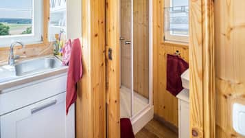 Dusche, kostenlose Toilettenartikel