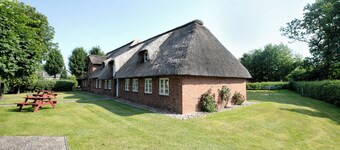 Apartamento 'Friesisches Reetdach-ferienhaus' con terraza privada, jardín privado y Wi-Fi