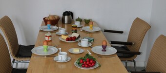 Villa 'Ferienwohnung Charlotte' with Shared Terrace, Shared Garden and Wi-Fi