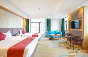 Standard Twin Room | Egyptian cotton sheets, premium bedding, in-room safe - SENNA SUNSHINE INTERNATIONAL HOTEL (Sihanoukville)