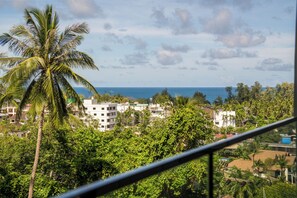 Comfort Apartment, Balcony, Partial Sea View | Balcony view - The Panora apartments by NLA (Choeng Thale)
