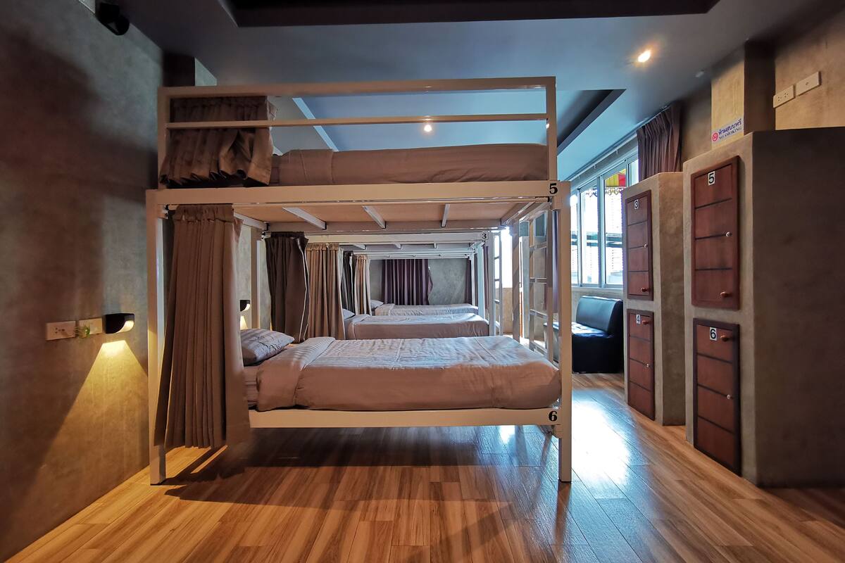 ห้องพักรวม, หอพักรวม, ปลอดบุหรี่ | ผ้าปูที่นอนฝ้ายอียิปต์, เครื่องนอนระดับพรีเมียม, ห้องเก็บเสียง