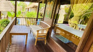 Deluxe Double Room, Non Smoking, Garden Area | Terrace/patio