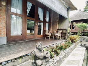 Fachada de la propiedad