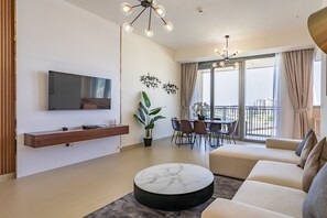 Apartamento, 2 habitaciones, 2 baños | Zona de estar