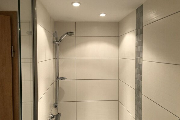 Shower, hair dryer