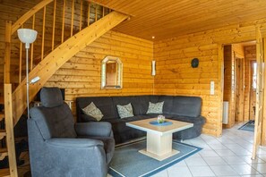 Smart TV, DVD player, books