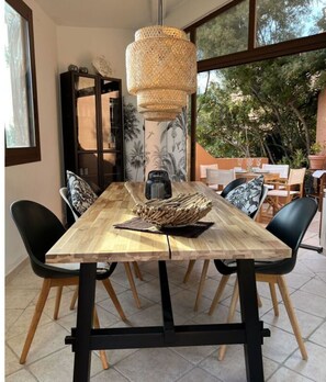 Outdoor dining - Welcoming holiday home in Hyeres (HYERES)