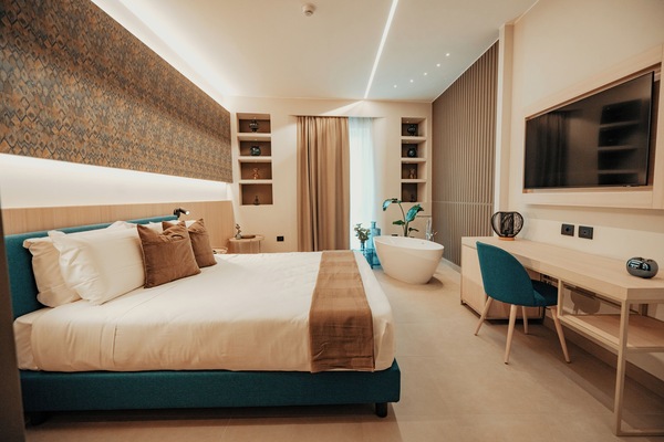 Egyptian cotton sheets, premium bedding, down duvets, memory-foam beds