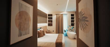 Egyptian cotton sheets, premium bedding, down duvets, memory-foam beds