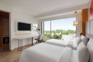 Premium Room, Multiple Beds, Non Smoking | In-room safe, blackout drapes, iron/ironing board, free WiFi