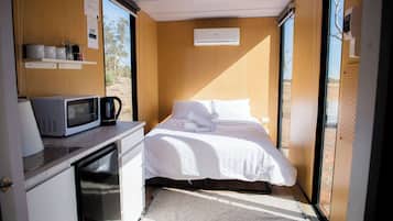 1 makuuhuone, vuodevaatteet