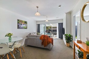 TV - Home Base | Central Location with Spa Pool (Rotorua)