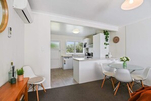 Fridge, microwave, oven, stovetop - Home Base | Central Location with Spa Pool (Rotorua)