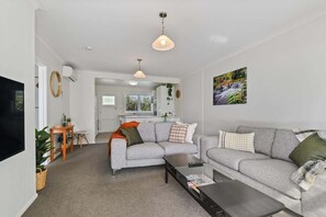 TV - Home Base | Central Location with Spa Pool (Rotorua)