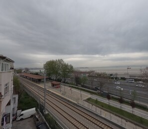 Byutsikt fra overnattingsstedet