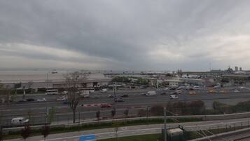 Vue depuis lâhĂ©bergement