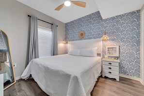 1 dormitorio, tabla de planchar con plancha, wifi gratis y ropa de cama