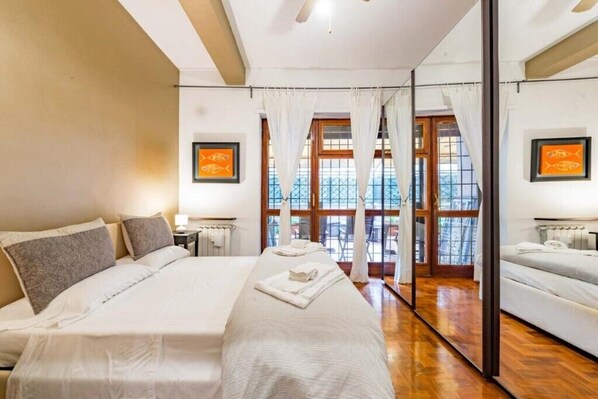 1 Schlafzimmer, Schreibtisch, Bügeleisen/Bügelbrett, WLAN