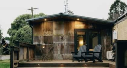 Converted milking shed on a working horse stud
