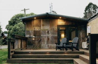Converted milking shed on a working horse stud