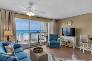 TV - Long Beach Tower 2, 1 Bedroom! Low floor! Free beach chairs!! (Panama City Beach)