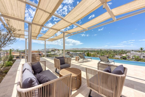 Terrace/patio - 1BR Rooftop & Pool in Cardinal (San José del Cabo)