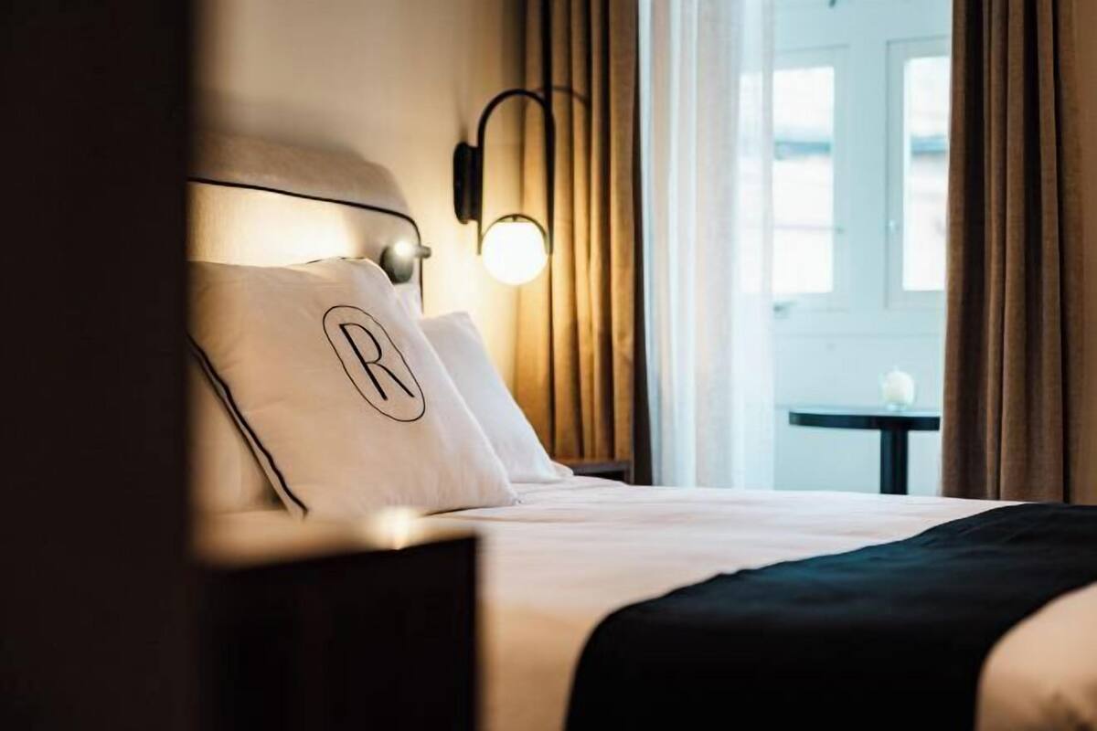 1 habitación y ropa de cama de alta calidad