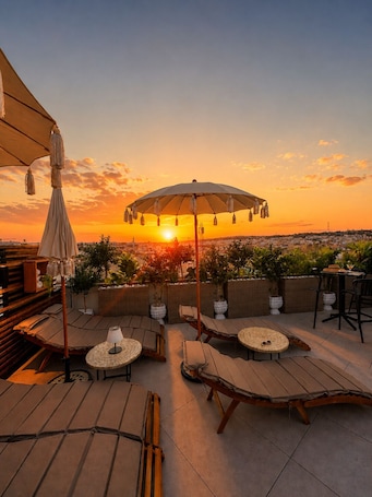 Rooftop pool. Royale Sainte Hélène Boutique Hotel