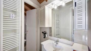 Hair dryer, toilet paper